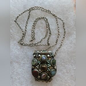 Unique Multicolor Pendant Necklace